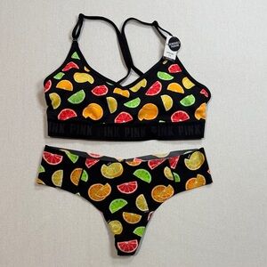 PINK Victoria's Secret Citrus Slice Bra